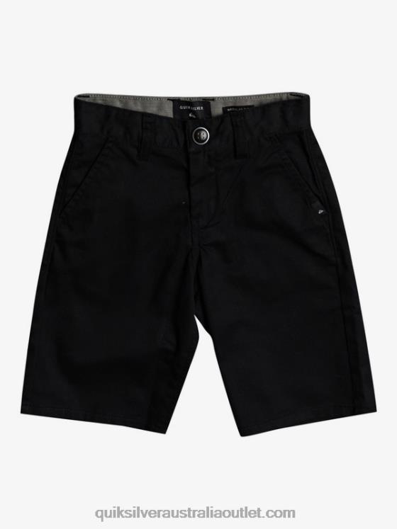 Quiksilver Boys 2-7 Everyday Union Stretch Chino Shorts H2N4B2102 black