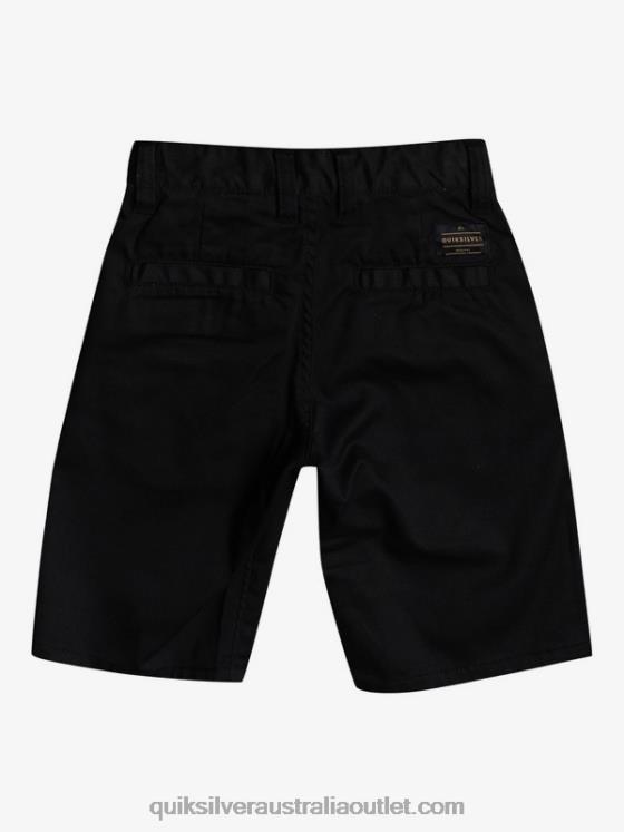 Quiksilver Boys 2-7 Everyday Union Stretch Chino Shorts H2N4B2102 black