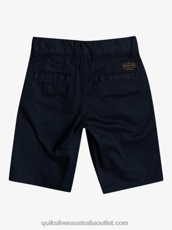 Quiksilver Boys 2-7 Everyday Union Stretch Chino Shorts H2N4B2104 navy blazer