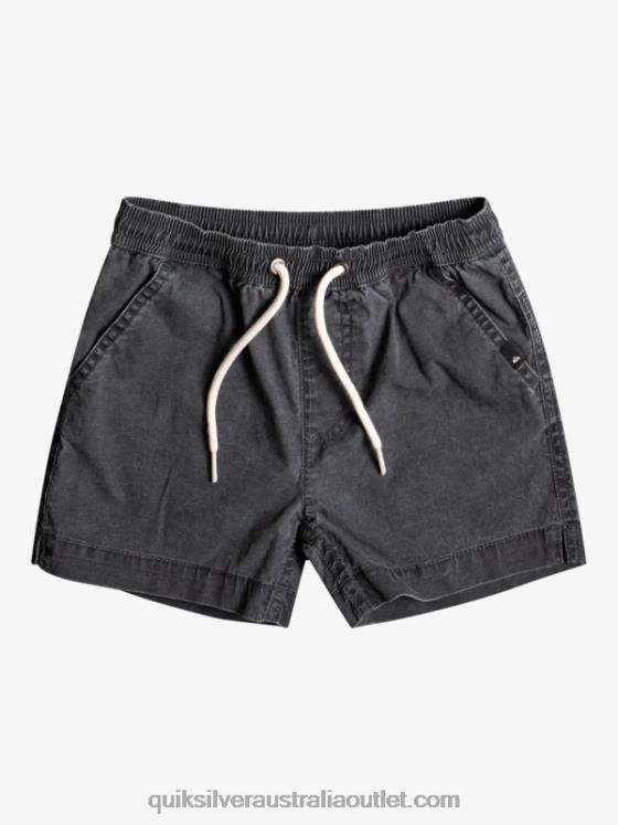 Quiksilver Boys 2-7 Taxer Elastic Shorts H2N4B2214 black