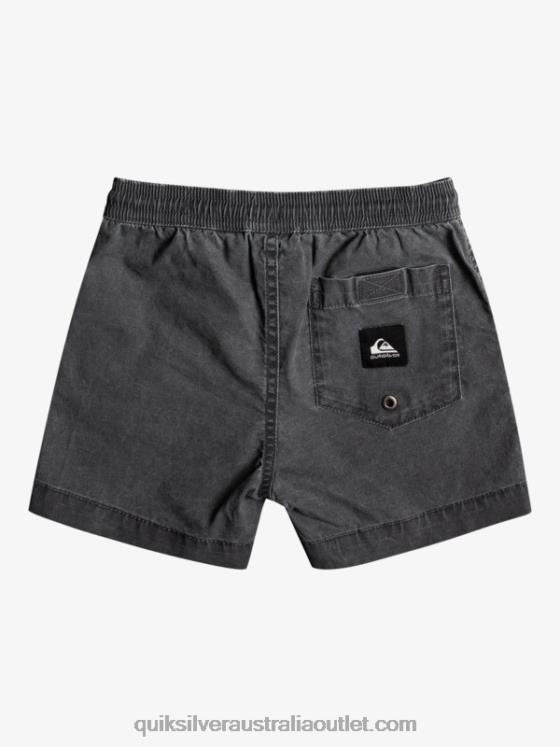 Quiksilver Boys 2-7 Taxer Elastic Shorts H2N4B2214 black