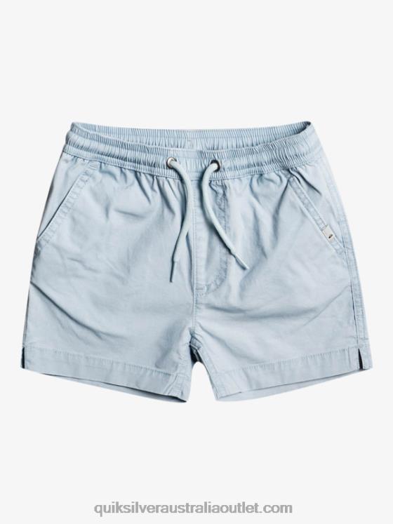 Quiksilver Boys 2-7 Taxer Elastic Shorts H2N4B2215 celestial blue