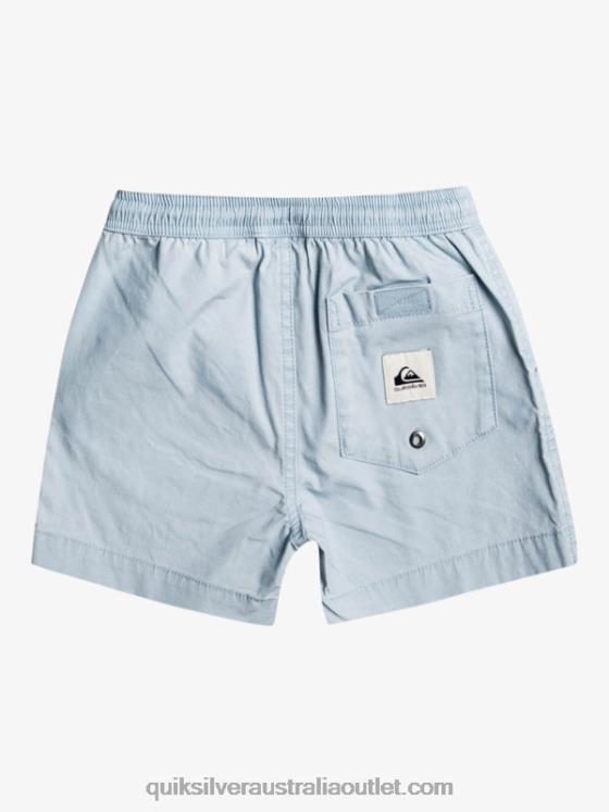 Quiksilver Boys 2-7 Taxer Elastic Shorts H2N4B2215 celestial blue