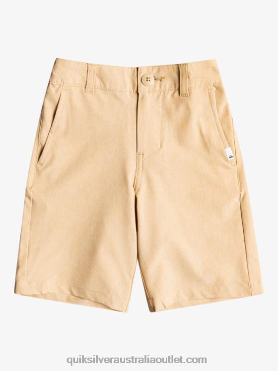 Quiksilver Boys 2-7 Union Heather Amphibian 14 Hybrid Shorts H2N4B2334 plage