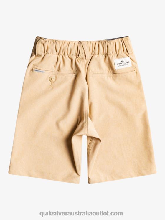 Quiksilver Boys 2-7 Union Heather Amphibian 14 Hybrid Shorts H2N4B2334 plage