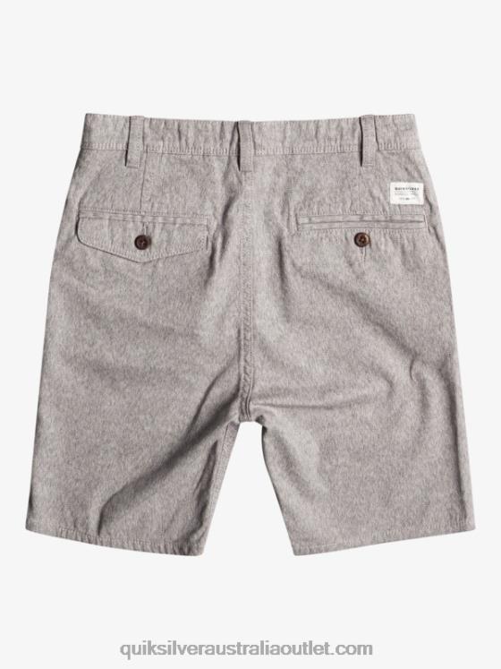 Quiksilver Boys 8-16 Everyday 17 Chino Shorts H2N4B2286 light grey heather