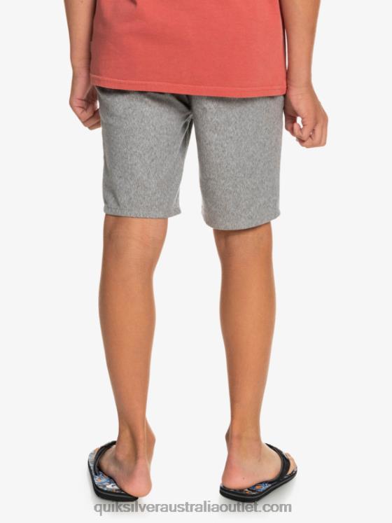 Quiksilver Boys 8-16 Everyday 17 Chino Shorts H2N4B2286 light grey heather