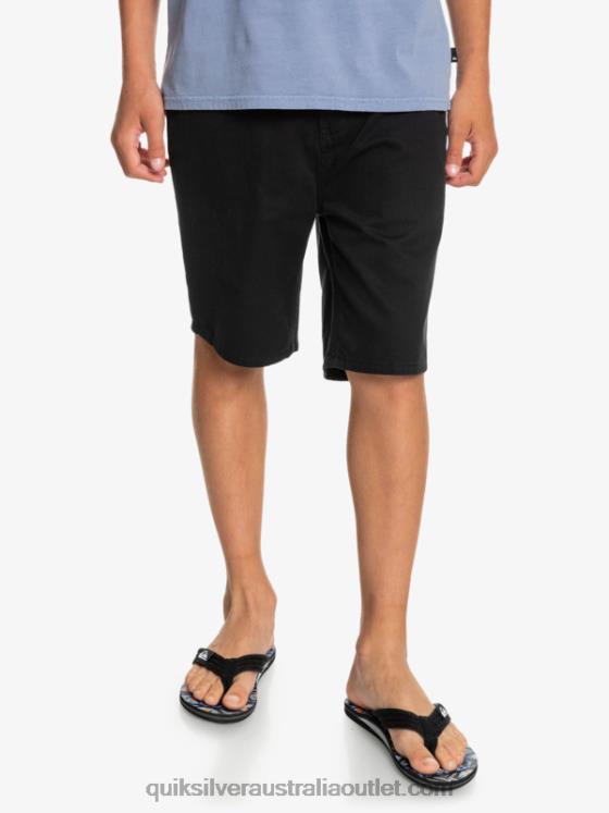 Quiksilver Boys 8-16 Everyday 17 Chino Shorts H2N4B2287 black