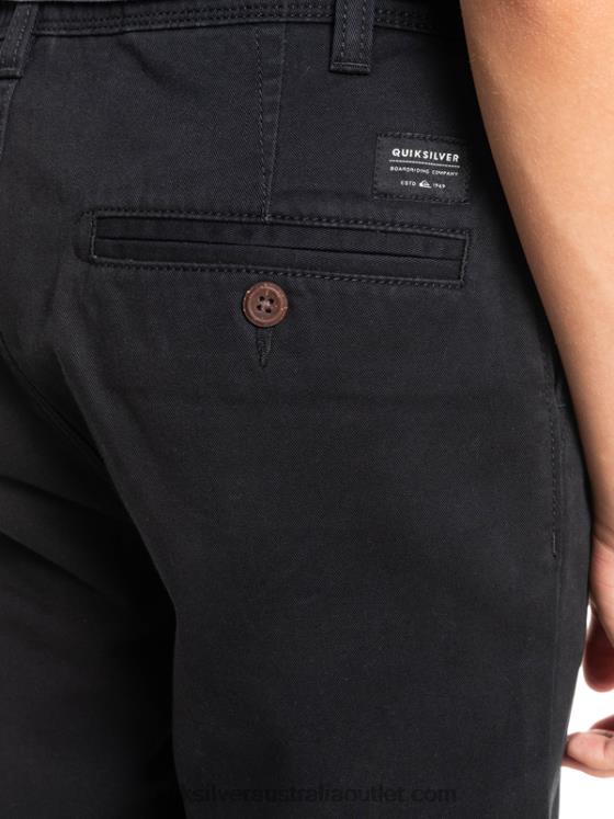 Quiksilver Boys 8-16 Everyday 17 Chino Shorts H2N4B2287 black