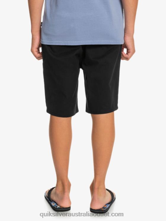 Quiksilver Boys 8-16 Everyday 17 Chino Shorts H2N4B2287 black