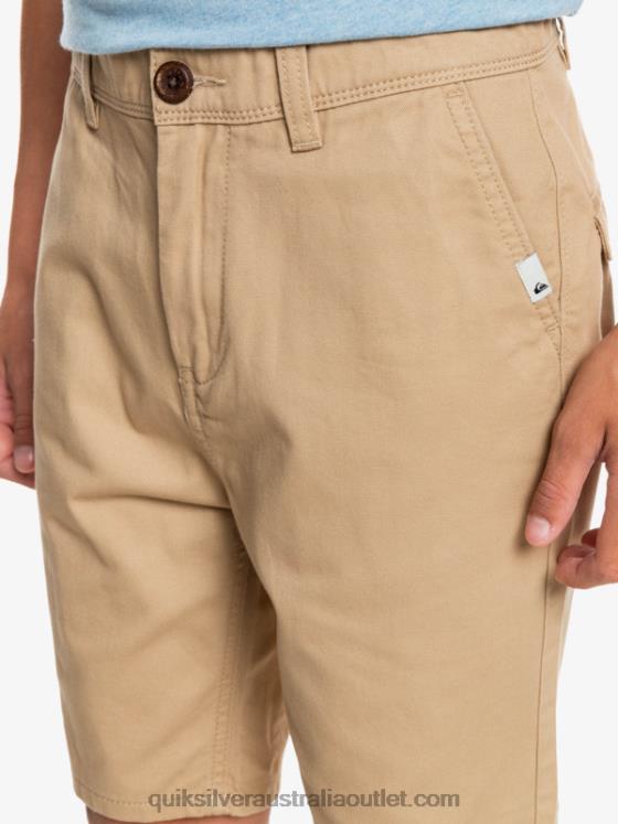 Quiksilver Boys 8-16 Everyday 17 Chino Shorts H2N4B2288 incense