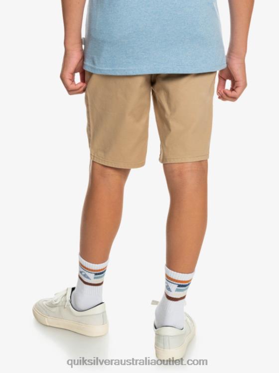 Quiksilver Boys 8-16 Everyday 17 Chino Shorts H2N4B2288 incense