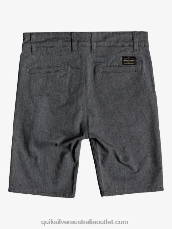 Quiksilver Boys 8-16 New Everyday Union 17 Chino Shorts H2N4B2279 dark grey heather