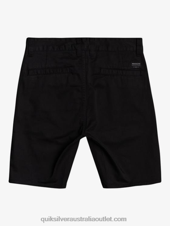 Quiksilver Boys 8-16 New Everyday Union Stretch Chino Shorts H2N4B2109 black