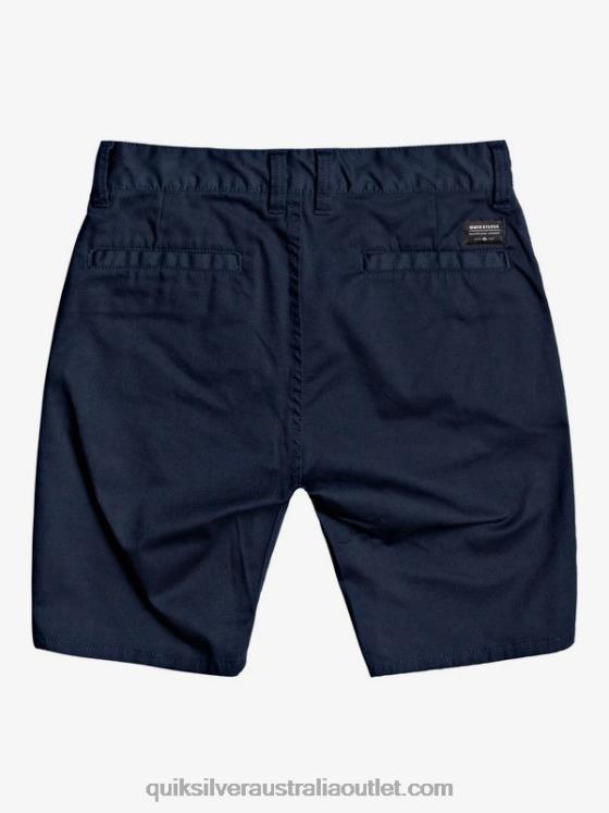 Quiksilver Boys 8-16 New Everyday Union Stretch Chino Shorts H2N4B2110 navy blazer