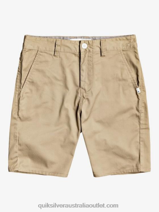 Quiksilver Boys 8-16 New Everyday Union Stretch Chino Shorts H2N4B2111 elmwood