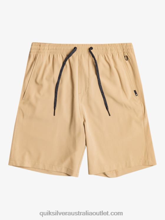 Quiksilver Boys 8-16 Ocean Elastic Amph Yth 18 Hybrid Shorts H2N4B2257 plage