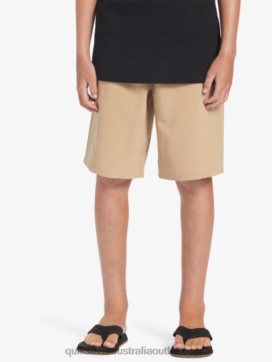 Quiksilver Boys 8-16 Ocean Elastic Amph Yth 18 Hybrid Shorts H2N4B2257 plage