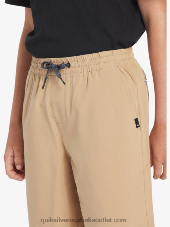 Quiksilver Boys 8-16 Ocean Elastic Amph Yth 18 Hybrid Shorts H2N4B2257 plage