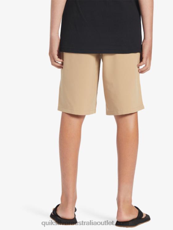 Quiksilver Boys 8-16 Ocean Elastic Amph Yth 18 Hybrid Shorts H2N4B2257 plage