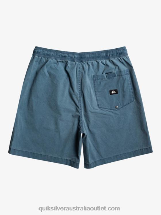 Quiksilver Boys 8-16 Taxer 15 Elastic Waist Shorts H2N4B2081 midnight navy
