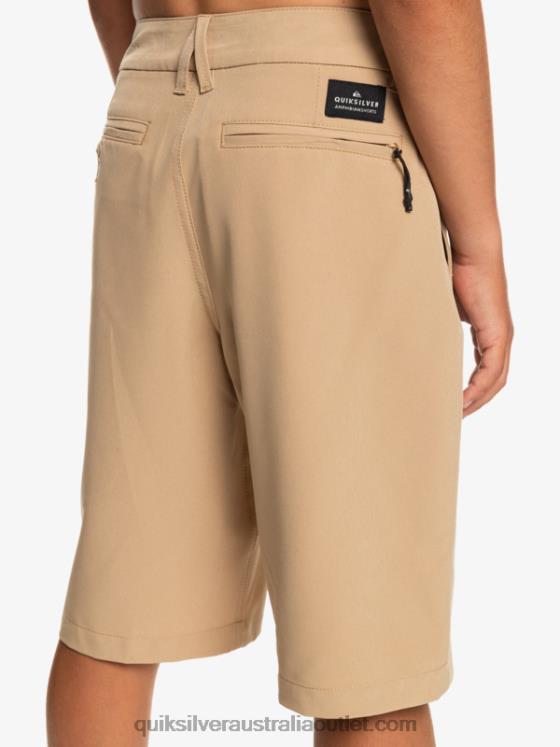 Quiksilver Boys 8-16 Union Amphibian 19 Hybrid Shorts H2N4B2236 plage