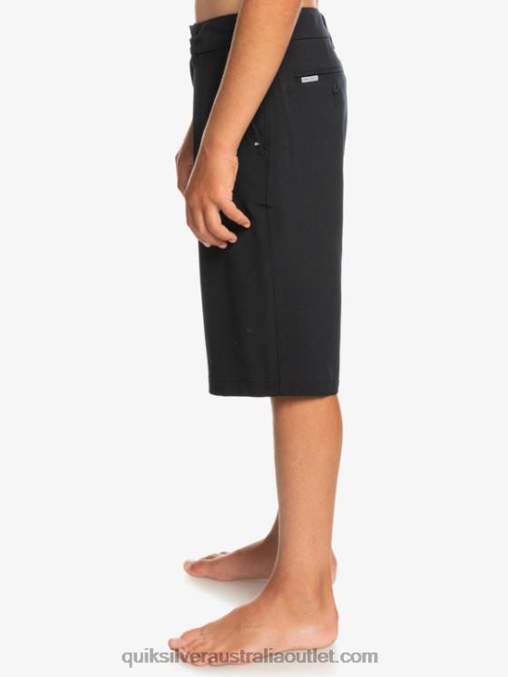 Quiksilver Boys 8-16 Union Amphibian 19 Hybrid Shorts H2N4B2237 black