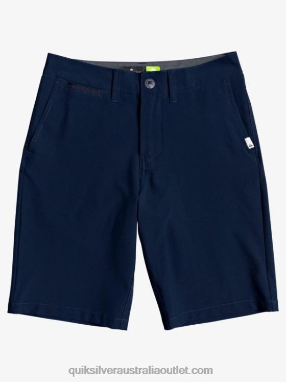 Quiksilver Boys 8-16 Union Amphibian 19 Hybrid Shorts H2N4B2238 navy blazer