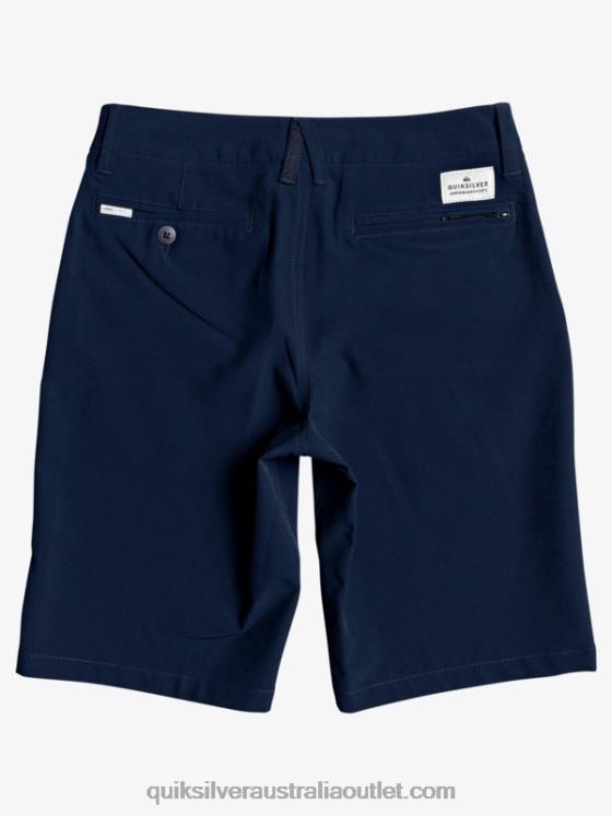 Quiksilver Boys 8-16 Union Amphibian 19 Hybrid Shorts H2N4B2238 navy blazer
