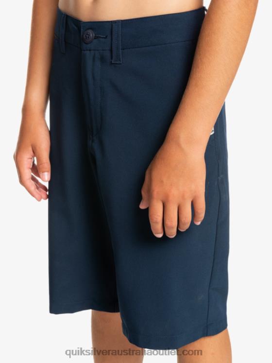 Quiksilver Boys 8-16 Union Amphibian 19 Hybrid Shorts H2N4B2238 navy blazer
