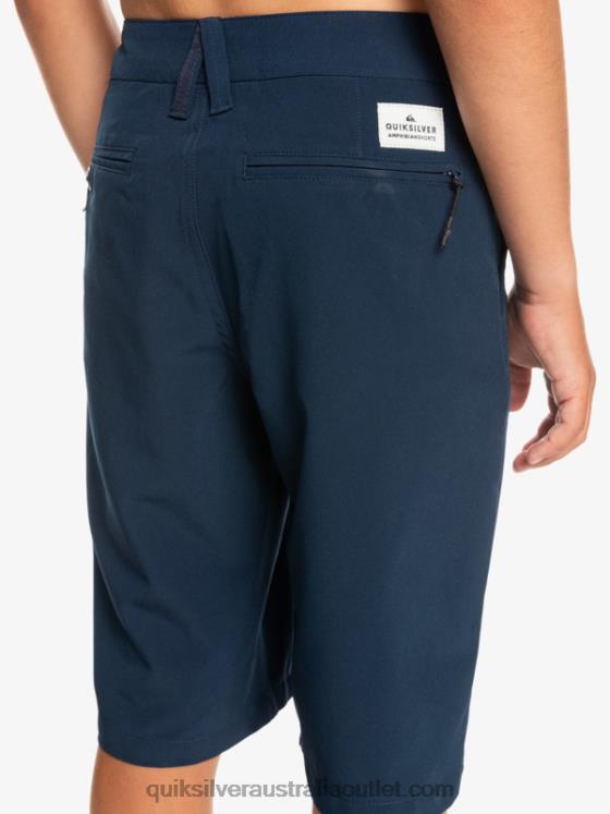 Quiksilver Boys 8-16 Union Amphibian 19 Hybrid Shorts H2N4B2238 navy blazer