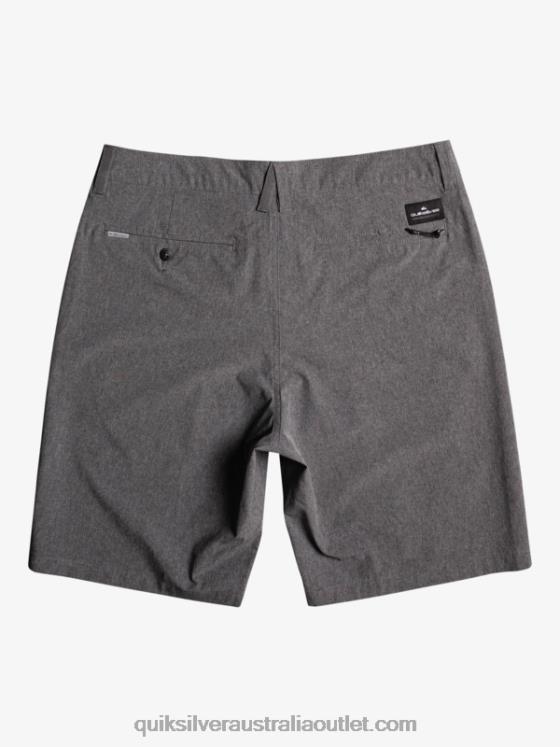Quiksilver Boys 8-16 Union Heather Amphibian 19 Hybrid Shorts H2N4B2313 black