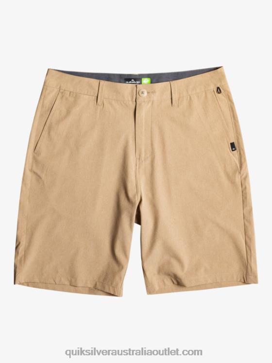 Quiksilver Boys 8-16 Union Heather Amphibian 19 Hybrid Shorts H2N4B2315 plage