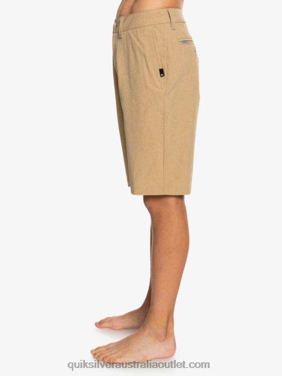 Quiksilver Boys 8-16 Union Heather Amphibian 19 Hybrid Shorts H2N4B2315 plage