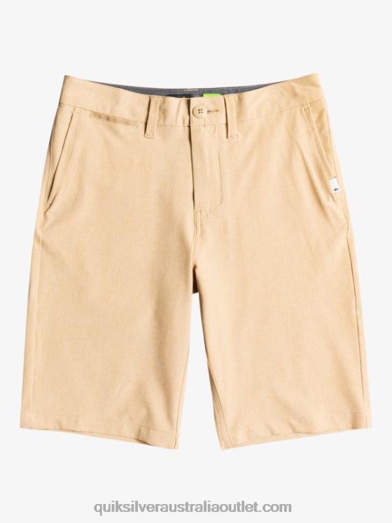 Quiksilver Boys 8-16 Union Heather Amphibian 19 Hybrid Shorts H2N4B2325 plage