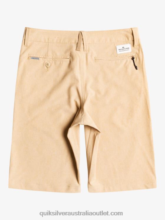 Quiksilver Boys 8-16 Union Heather Amphibian 19 Hybrid Shorts H2N4B2325 plage