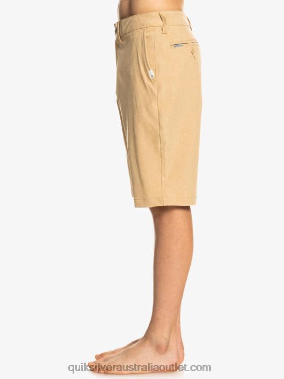Quiksilver Boys 8-16 Union Heather Amphibian 19 Hybrid Shorts H2N4B2325 plage