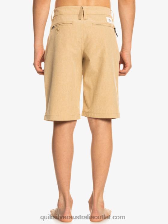 Quiksilver Boys 8-16 Union Heather Amphibian 19 Hybrid Shorts H2N4B2325 plage
