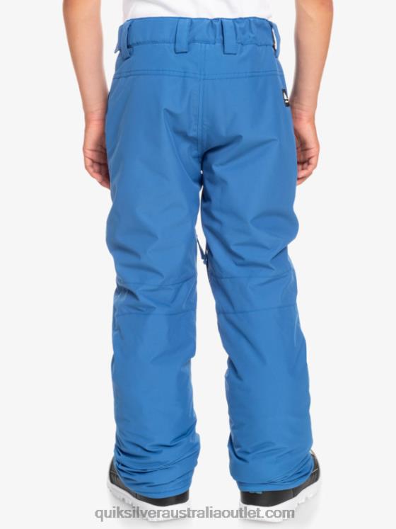 Quiksilver Boys 8-16 Estate Snow Pants H2N4B2294 bright cobalt