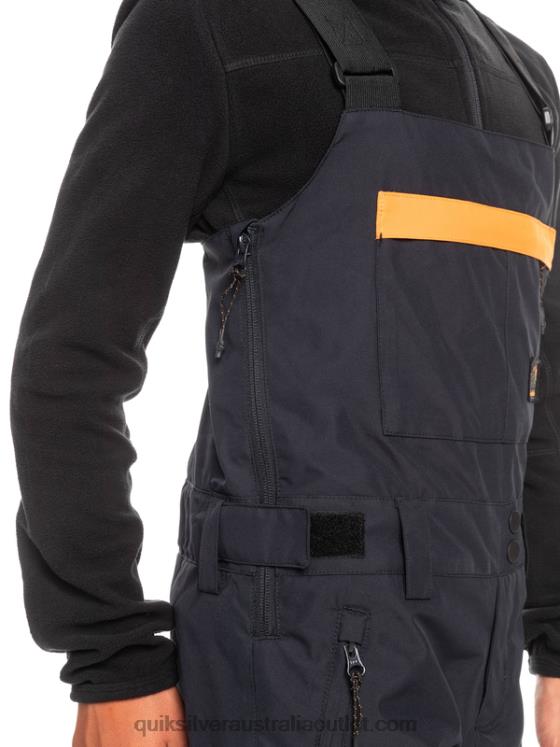 Quiksilver Boys 8-16 Mash Up Insulated Snow Bib Pants H2N4B2318 true black