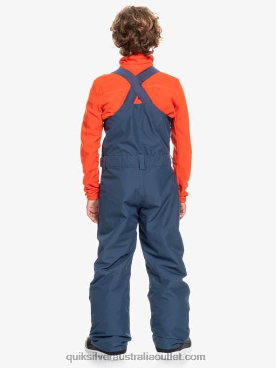 Quiksilver Boys 8-16 Mash Up Insulated Snow Bib Pants H2N4B2319 insignia blue
