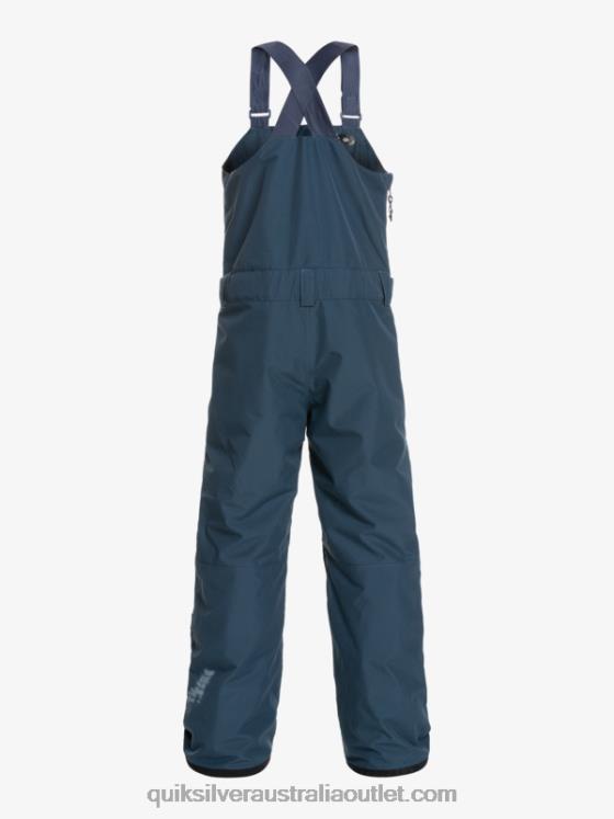 Quiksilver Boys 8-16 Mash Up Insulated Snow Bib Pants H2N4B2319 insignia blue