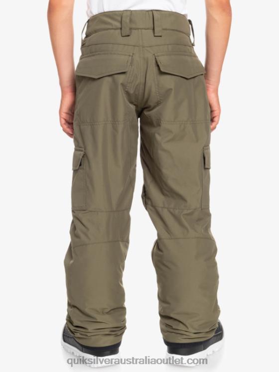 Quiksilver Boys 8-16 Porter Snow Pants H2N4B2259 grape leaf