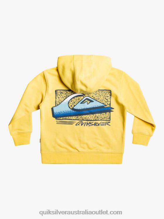 Quiksilver Boys 2-7 Retro Risks Zip-Up Hoodie H2N4B2235 snapdragon