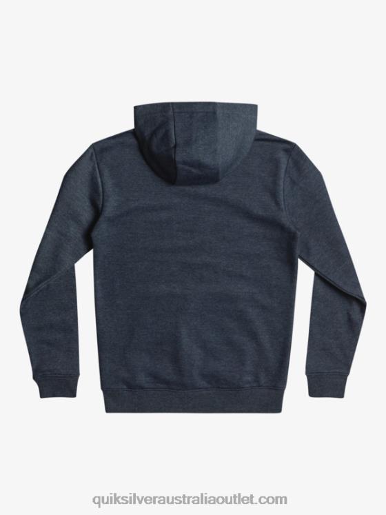 Quiksilver Boys 8-16 Big Logo Fleece Top H2N4B2247 navy blazer heather