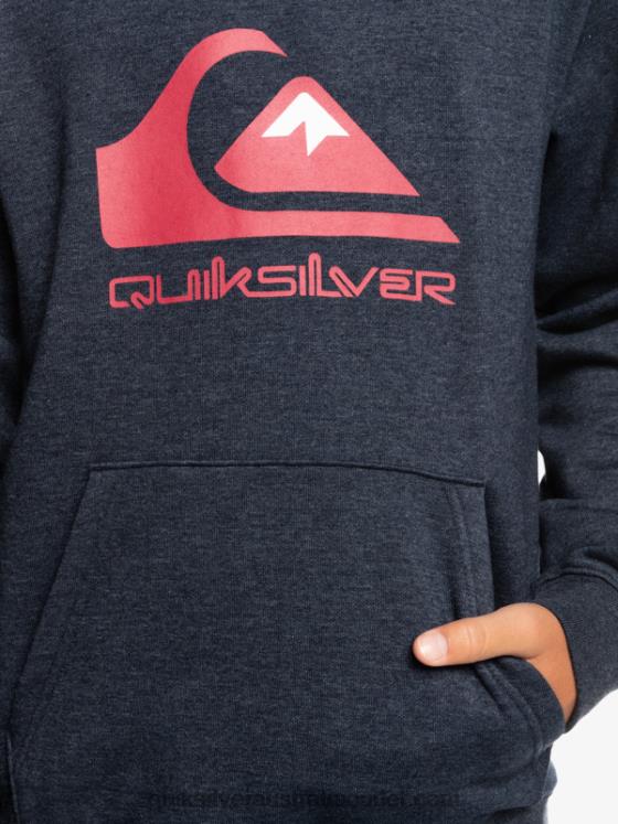 Quiksilver Boys 8-16 Big Logo Fleece Top H2N4B2247 navy blazer heather