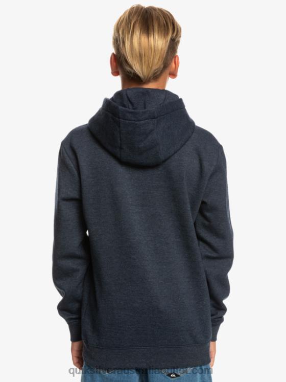 Quiksilver Boys 8-16 Big Logo Fleece Top H2N4B2247 navy blazer heather