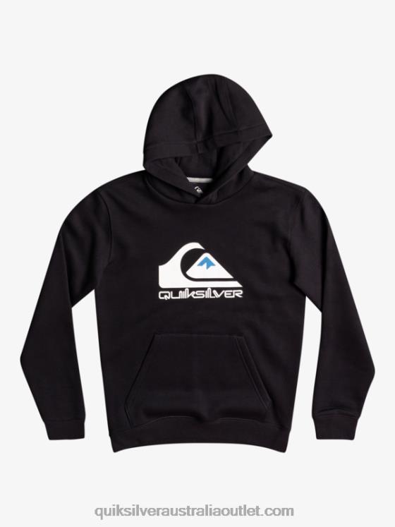 Quiksilver Boys 8-16 Big Logo Fleece Top H2N4B2248 black
