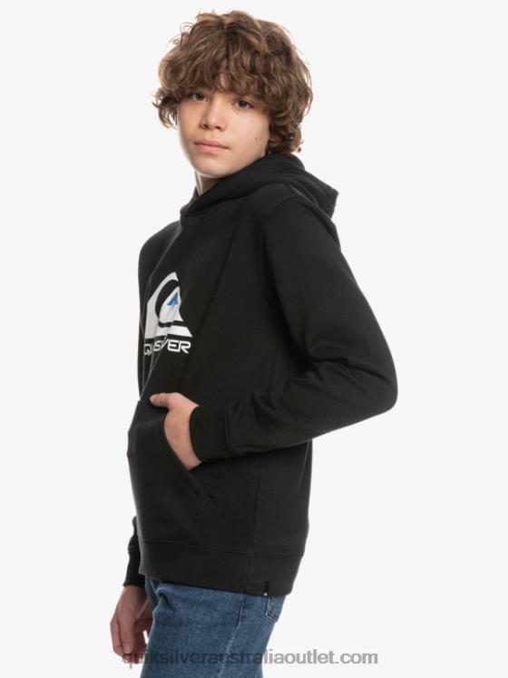 Quiksilver Boys 8-16 Big Logo Fleece Top H2N4B2248 black