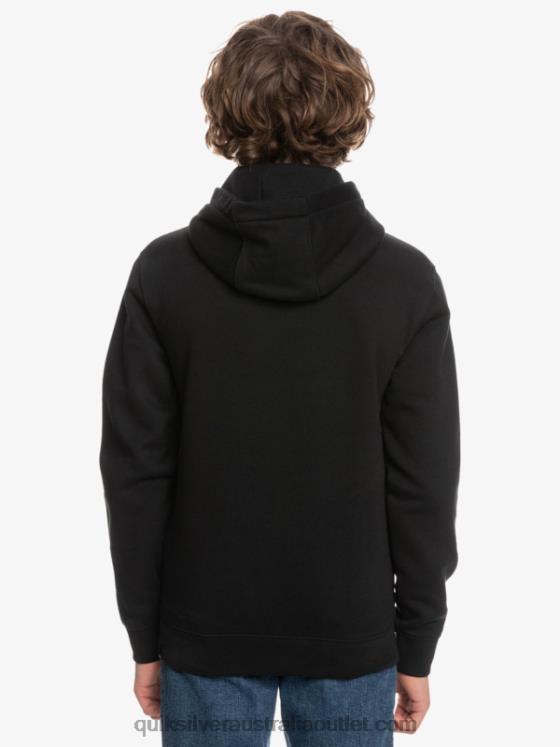 Quiksilver Boys 8-16 Big Logo Fleece Top H2N4B2248 black